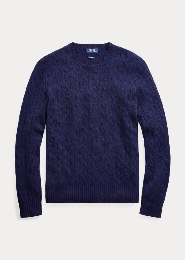 Suéter Polo Ralph Lauren Cable-Knit Cashmere Homem 27651-KPEV